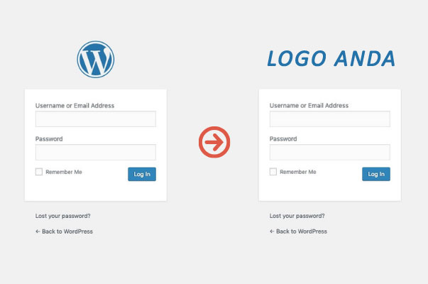 Cara Mengubah Logo Login Wordpress