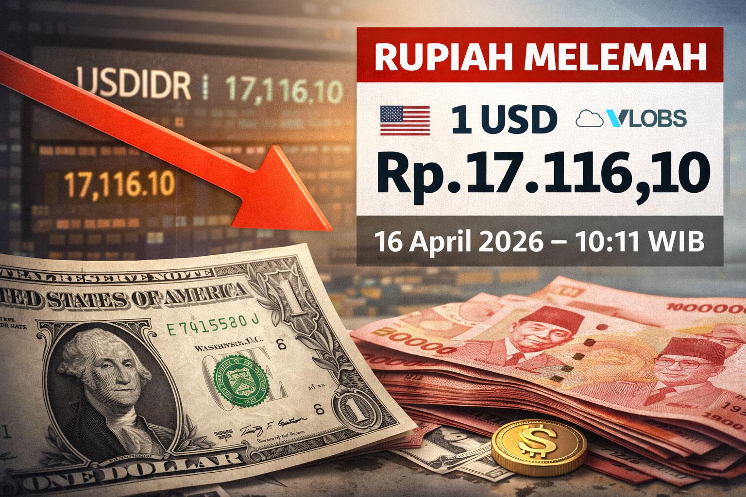 rupiah terus melemah terhadap dollar
