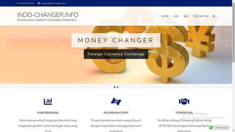 EXCHANGER E-CURRENCY INDONESIA