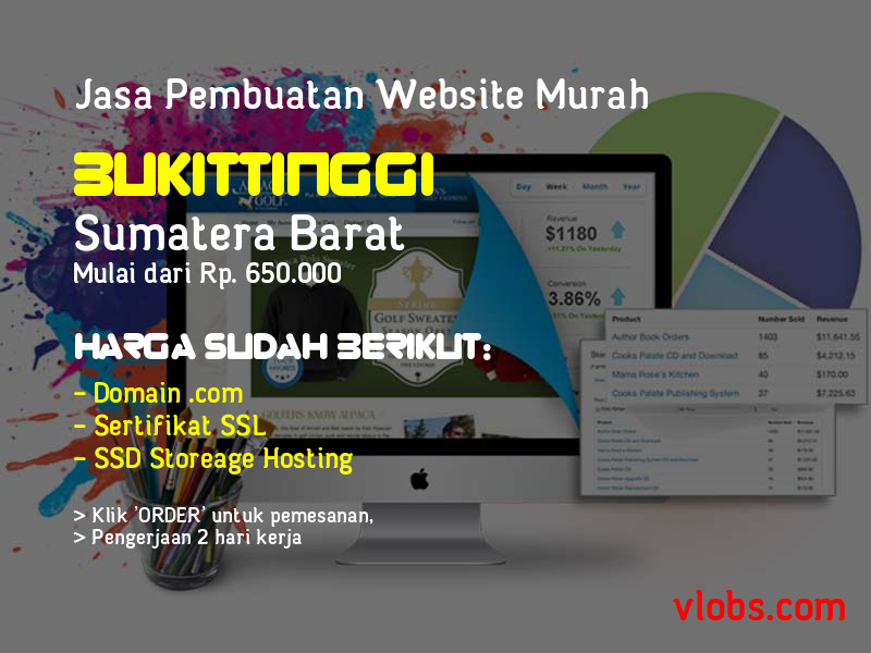 Jasa Pembuatan Website Murah Di Bukittinggi - Sumatera Barat
