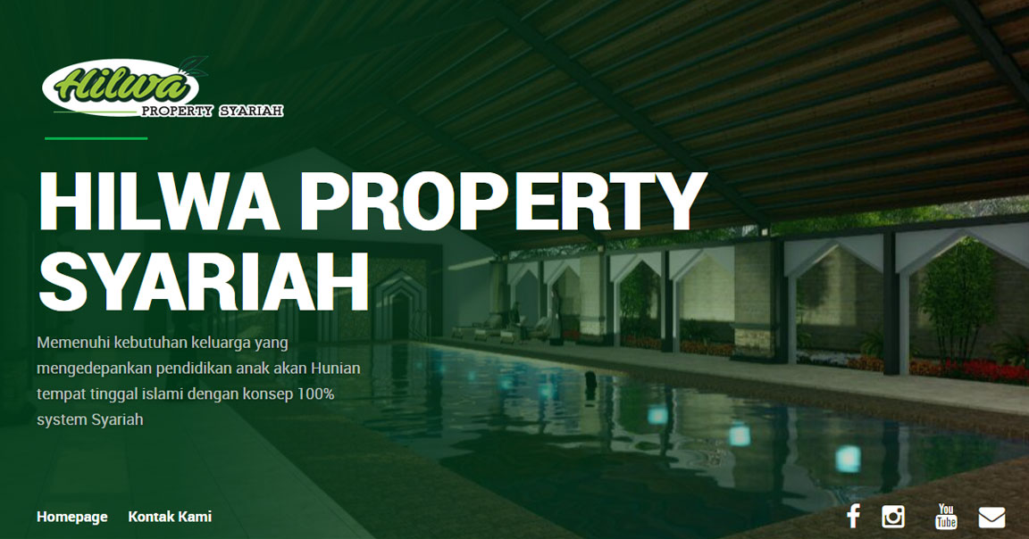 jasa pembuatan website properti hilwa properti syariah