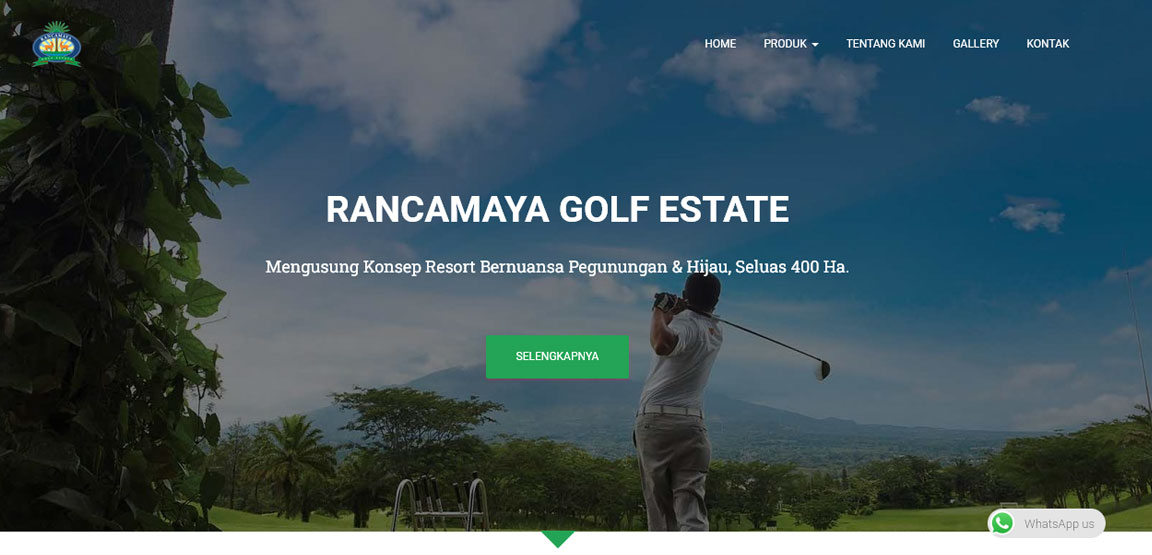 jasa pembuatan website properti rancamaya golf estate