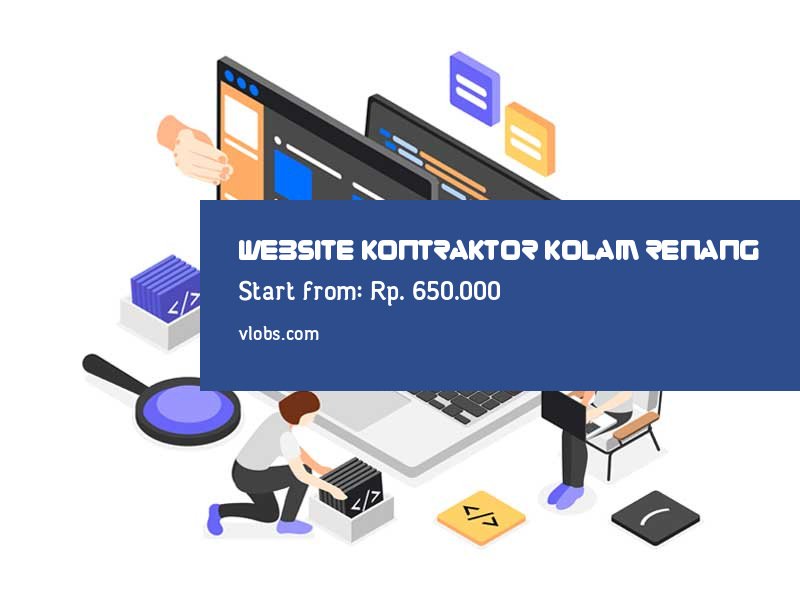 Jasa Pembuatan Website Kontraktor Kolam Renang Mulai Rp.650.000 daftarkan segera