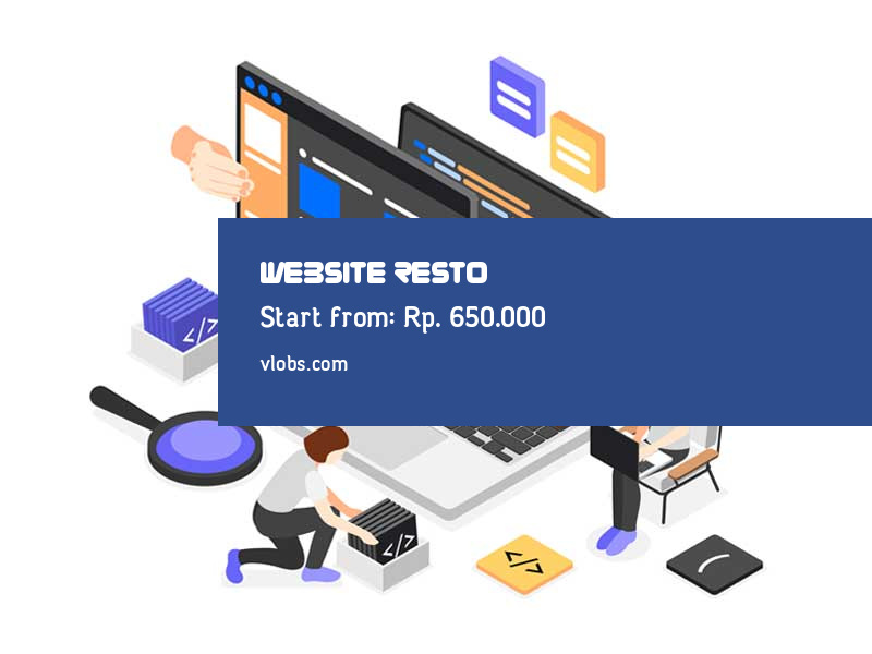 Jasa Pembuatan Website Resto Mulai Rp.650.000 daftarkan segera